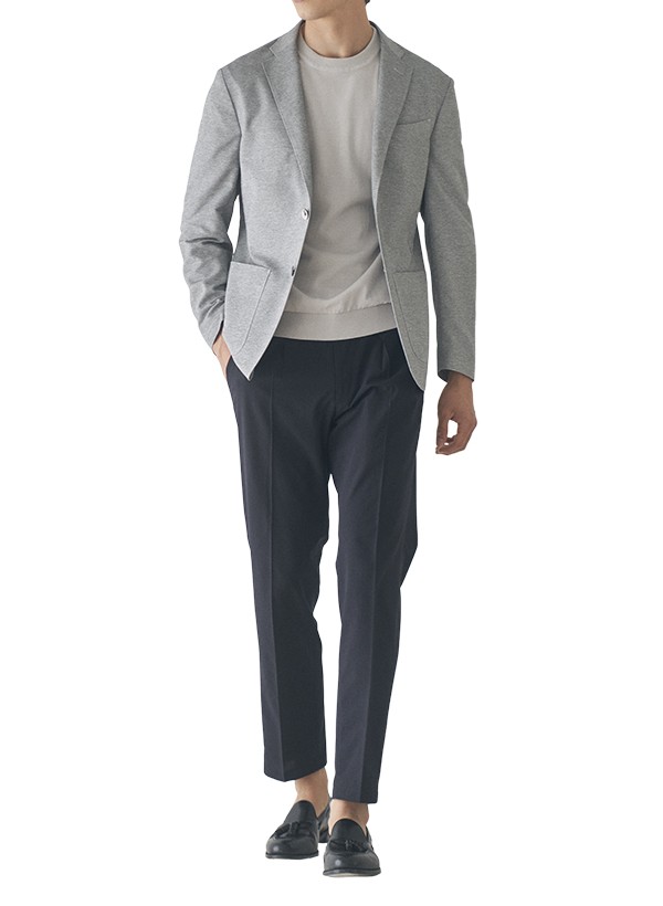 季節感とこなれ感が漂うジャケットスタイル