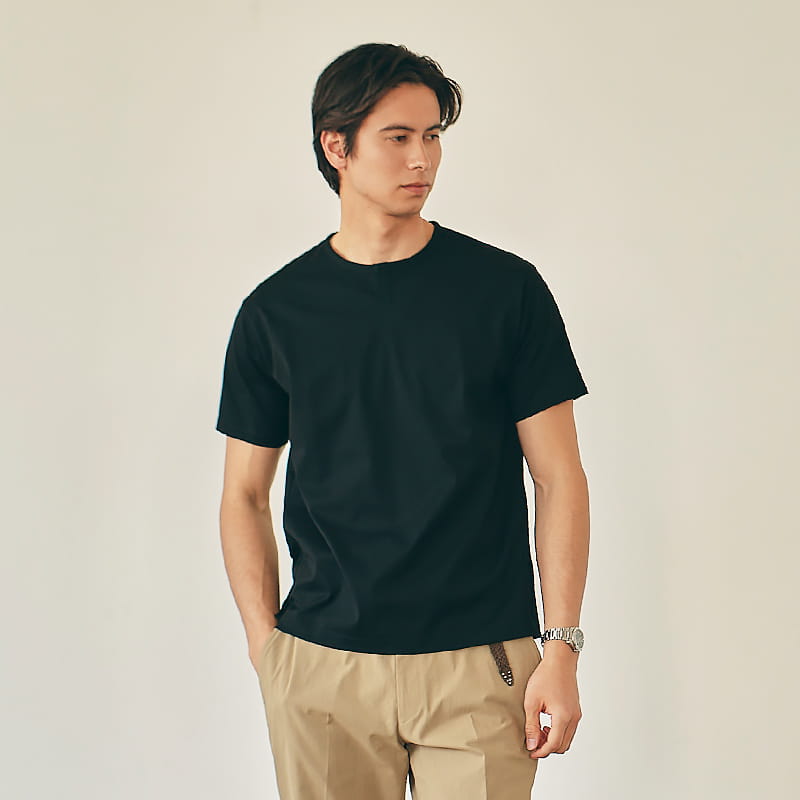 仕事Tシャツ Vネック &#40;Palo Alto&#41;<br>ブラック