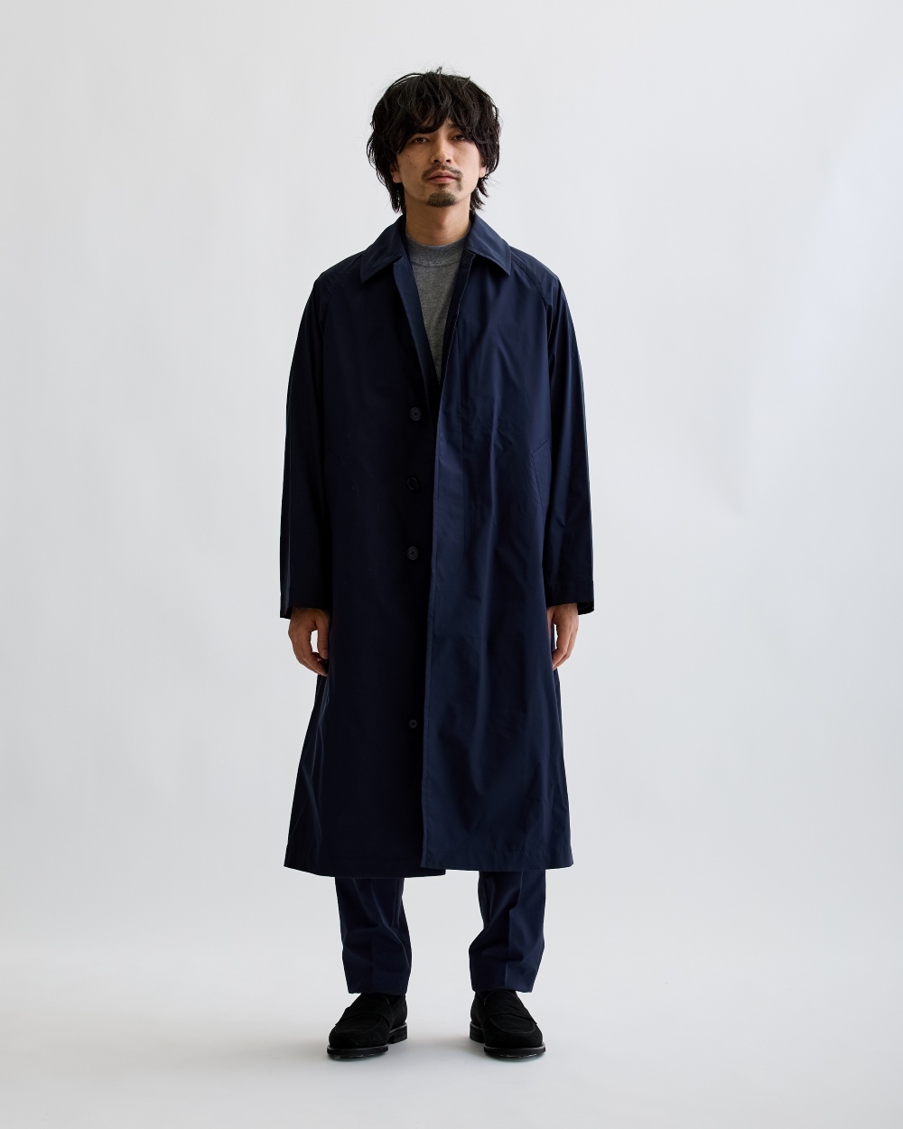 Surf Coat ライトウェイト ポリエステル 撥水 2WAYストレッチ ネイビー